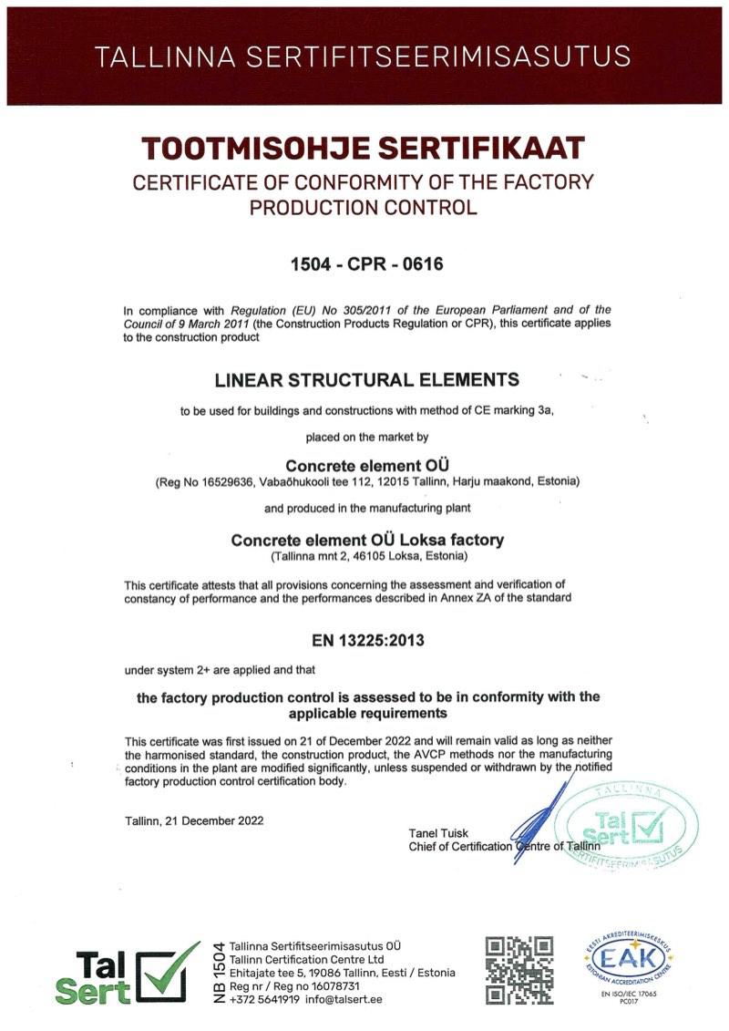 Linear structural elements